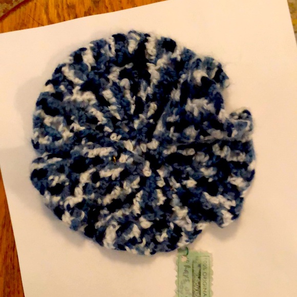 Hand Crafted Other - Handmade by Me, Doily, Blue, White, Crocheted